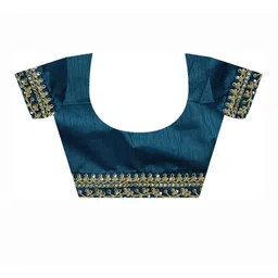 Anouk Floral printed Sequinned Embellished Saree image 5