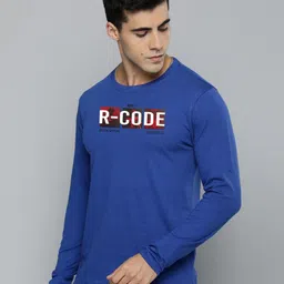 R.Code by The Roadster Life Co. Men Typography Printed Pockets T-shirt-picture-30