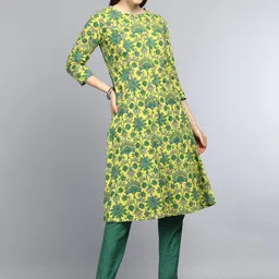KALINI Women Floral Printed Kurta-picture-25