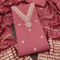 SAINOOR Embroidered Unstitched Dress Material-picture-10