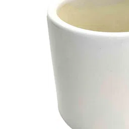 White Ceramic Bute Desk Pot By Gold Dust image 5