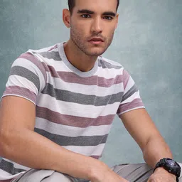 The Roadster Lifestyle Co. Men Striped T-shirt-picture-50