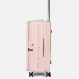 French Connection Textured Hard Medium Trolley Suitcase- 76L image 5