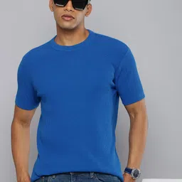 Levis Pure Cotton Textured Pullover Sweaters image 1