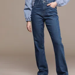 The Roadster Life Co. Women Straight Fit High-Rise Stretchable Jeans-image-51
