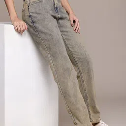 The Roadster Life Co. Women Slim Fit Heavy Fade Stretchable Jeans-image-4