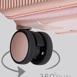 French Connection Textured Hard Medium Trolley Suitcase- 76L image 3