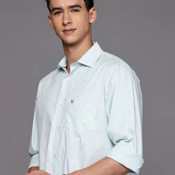 Allen Solly Classic Fit Printed Casual Shirt-picture-19