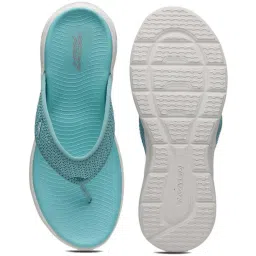 Red Tape Women's Turquoise Flip Flops image 4
