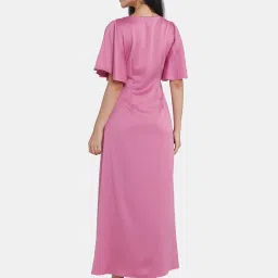 Zink London Pink Maxi Dress image 2