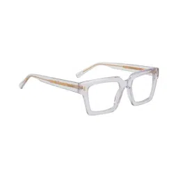 Ted Smith White Square Unisex Eyewear Frames - GRAHAM2_C6 image 3