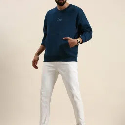 Difference of Opinion Blue Logo Print Oversized Sweatshirt image 5