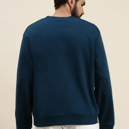 Difference of Opinion Blue Logo Print Oversized Sweatshirt image 2