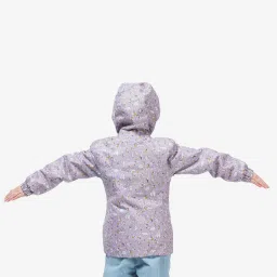 QUECHUA By Decathlon Girls Purple Printed Jacket image 2