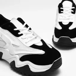 The White Pole Women's White Casual Sneakers-picture-35