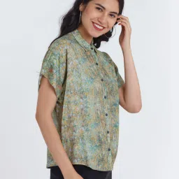 Zink London Multicolor Printed Shirt image 3