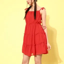Rare Red A Line Dress image 3