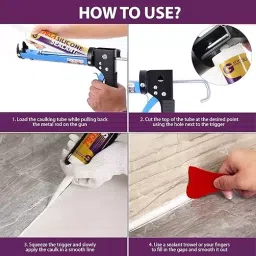 ULTRAFAST Caulking Gun 225 mm with Cutter Blue/Black, UF-CG02 image 5