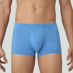 XYXX Men Mid-Rise Melange Uno IntelliFresh Super Combed Cotton Trunks image 2