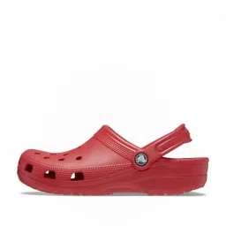 Crocs Men's Classic VyR Varsity Red Back Strap Clogs image 2