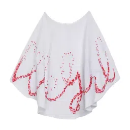 Elle Kids White Cotton Embellished Top-image-16