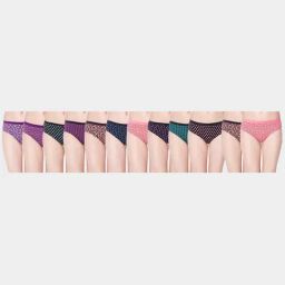 Dollar Missy Multicolor Cotton Panty Set - Pack of 12-picture-36