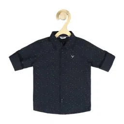 Allen Solly Junior Navy Printed Full Sleeves Shirt-picture-44