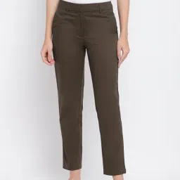 Fabindia Brown Regular Fit Trousers-picture-24