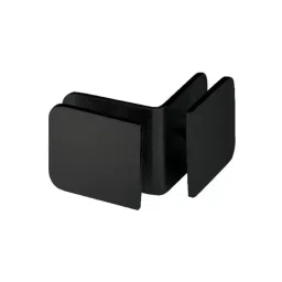 OZONE Glass to Glass Connector 90° High-Quality Metal Black Matt Finish, OGC-3 STD BM-picture-46