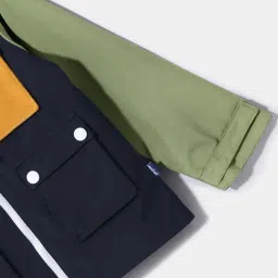 Nauti Nati Boys Multicolor Color Block Jackets image 4