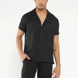 showoffff SHOWOFF Black Cotton Relaxed Fit  Co-Ords image 2