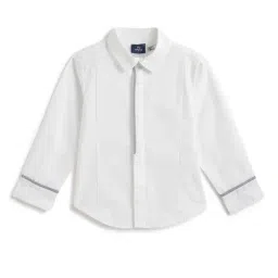 Chicco Boys White Cotton Regular Fit Shirt-picture-31