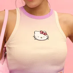 The Souled Store Purple Slim Print T-Shirt image 2