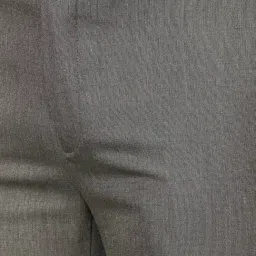 Raymond Brown Slim Fit Flat Front Trousers image 4