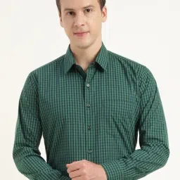 Hancock Green Checks Shirt-image-73