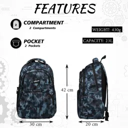 F Gear Caspian 23L Wild Stone Backpack image 2