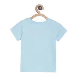 MINIKLUB Boys Blue & Yellow Graphic Print T-Shirt with Shorts image 2