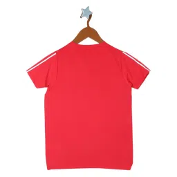 Monte Carlo Kids Red Solid T-Shirt image 2