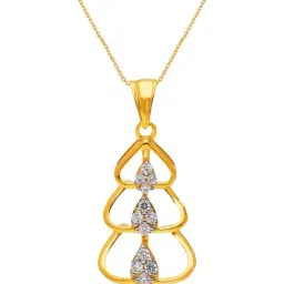 Malabar Gold and Diamonds 22K (916) BIS Hallmark Yellow Gold Pendant for Women-picture-25