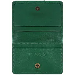 Hidesign Green Casual Leather Bi-Fold Wallet for Men image 2