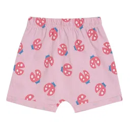MINIKLUB Girls Multicolor Printed Shorts (Pack Of 3) image 2