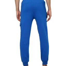 Forever 21 Blue Cotton Regular Fit Printed Joggers image 2