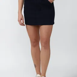 Forever 21 Navy Mini Skirt image 1
