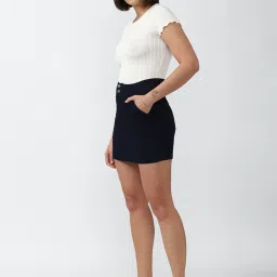 Forever 21 Navy Mini Skirt image 4