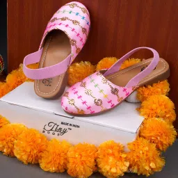 Tiny Bugs Kids Pink Back Strap Sandals image 4