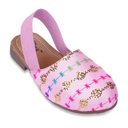 Tiny Bugs Kids Pink Back Strap Sandals image 1