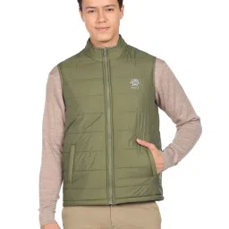 U.S. Polo Assn. Olive Regular Fit Quilted Jacket image 1