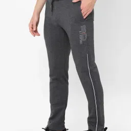 Sweet Dreams Charcoal Melange Regular Fit Trackpants image 3