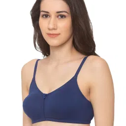 Candyskin Dark Blue Non Wired Non Padded Full Coverage Bra image 3