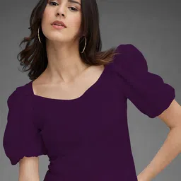 Dream Beauty Fashion V-Neck Puff Sleeve Top-picture-16